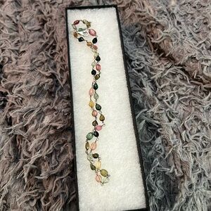 Colors of Tourmaline 18” Station Necklace